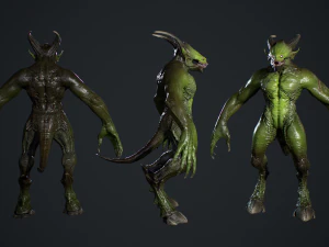 Demon Character 4 3D Model