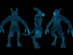 Demon Character 4 3D Model