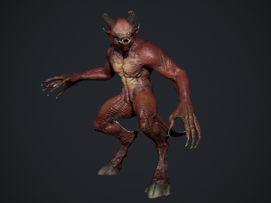 Demon Character 4 3D Model