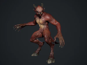Demon Character 4 3D Model