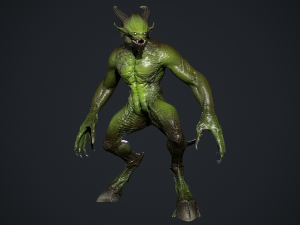 Demon Character 4 3D Model