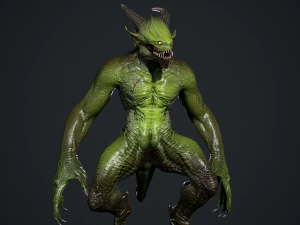Demon Character 4 3D Model