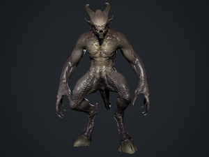 Demon Character 4 3D Model