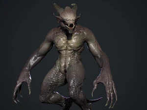 Demon Character 4 3D Model