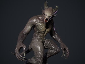 Demon Character 4 3D Model