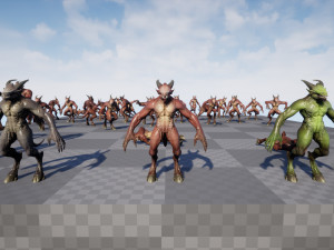 Demon Character 4 3D Model