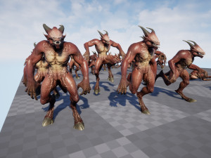 Demon Character 4 3D Model