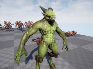 Demon Character 4 3D Model