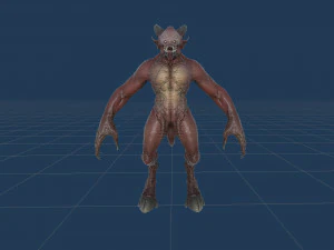 Demon Character 4 3D Model