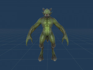 Demon Character 4 3D Model