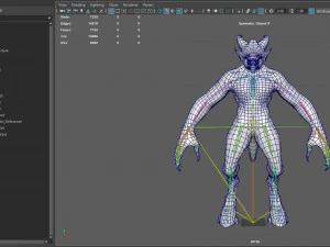 Demon Character 4 3D Model