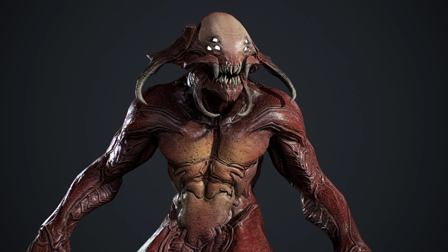 Demon Character 5 3D Model .c4d .max .obj .3ds .fbx .stl .blend 