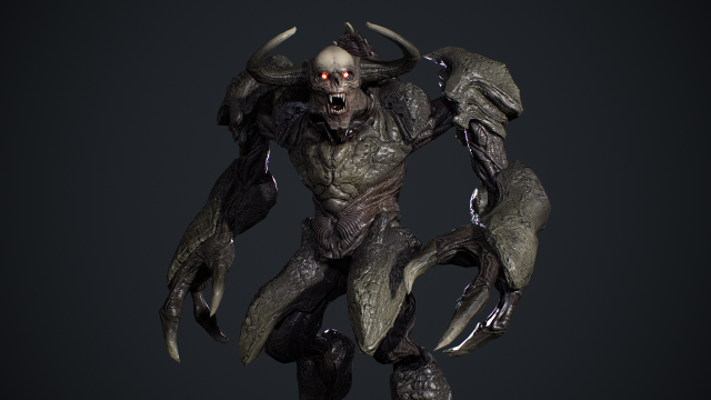 High Demon 3 3D मॉडल .c4d .max .obj .3ds .fbx .stl .blend 