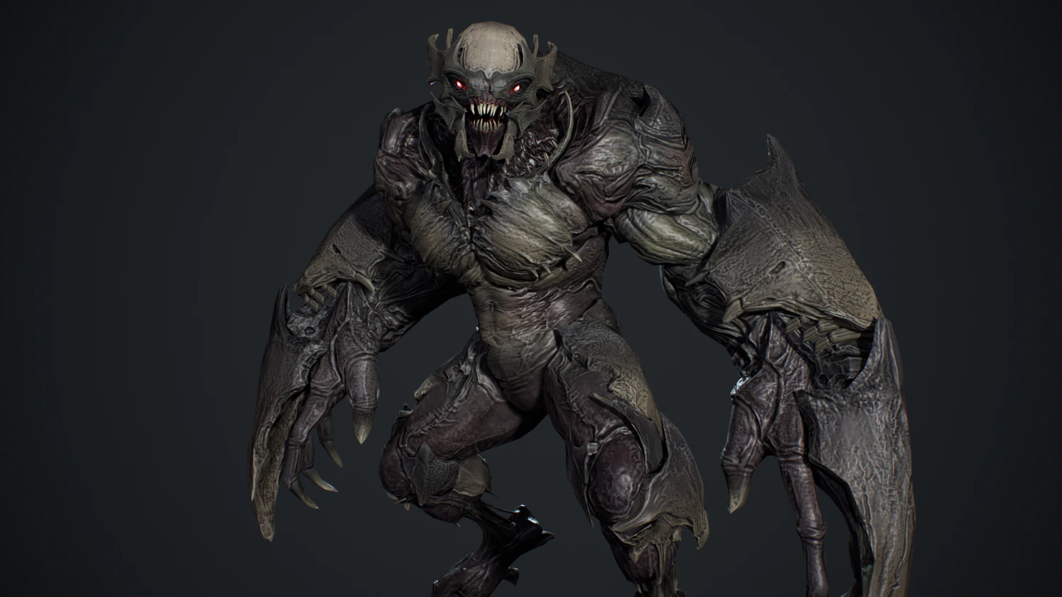 High Demon 4 3D Model .c4d .max .obj .3ds .fbx .stl .blend 