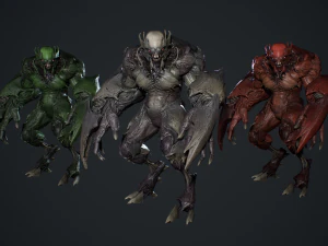High Demon 4 3D Model