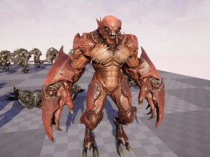 High Demon 4 3D Model