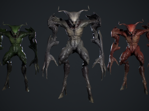 Faceless Demon 3 3D Model