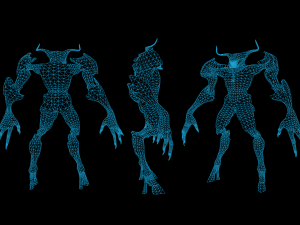 Faceless Demon 3 3D Model