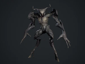 顔のない悪魔 3 3Dモデル