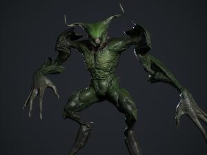 Faceless Demon 3 3D Model