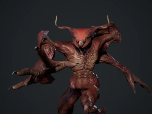 顔のない悪魔 3 3Dモデル