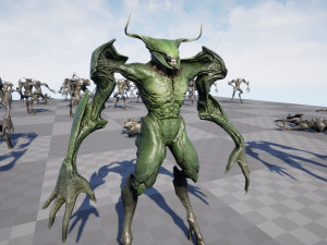 Faceless Demon 3 3D Model
