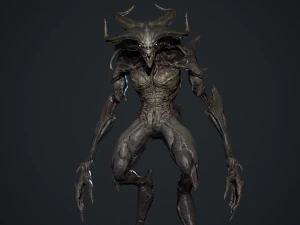 悪魔のキャラクター6 3Dモデル