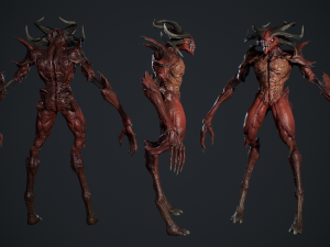 Demon Character 6 Model 3D