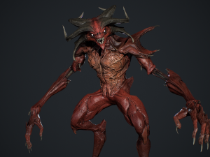Demon Character 6 Model 3D