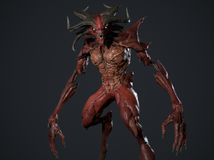 Demon Character 6 Model 3D
