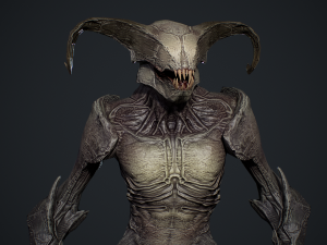Faceless Demon 4 3D Model