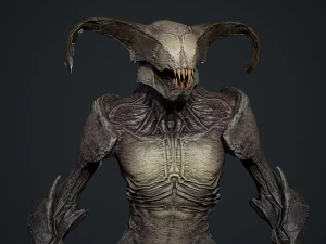 फेसलेस दानव 4 3D मॉडल