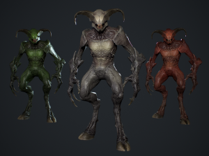 Faceless Demon 4 3D Model