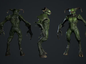 Faceless Demon 4 3D Model