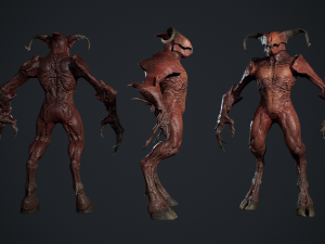 Faceless Demon 4 3D Model