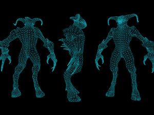 Faceless Demon 4 3D Model