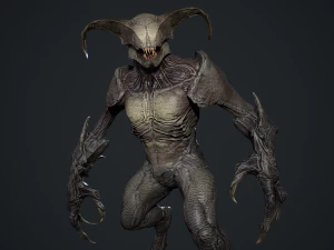 Faceless Demon 4 3D Model