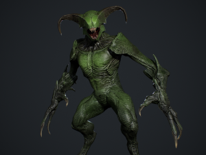 Faceless Demon 4 3D Model