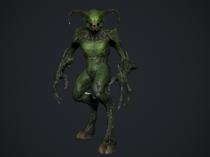 Faceless Demon 4 3D Model