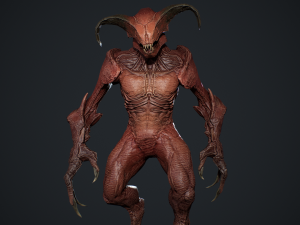 Faceless Demon 4 3D Model