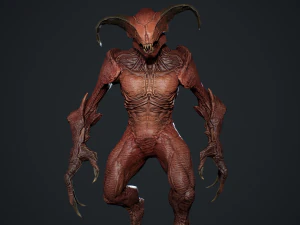 Faceless Demon 4 3D Model