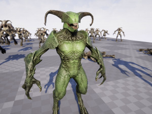 Faceless Demon 4 3D Model