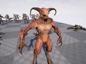 Faceless Demon 4 3D Model