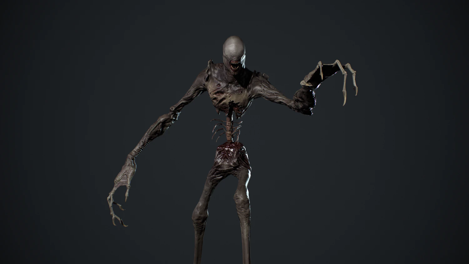 Монстр 2 3D Модель .c4d .max .obj .3ds .fbx .stl .blend 