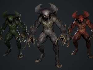 Demon Character 7 3D Model
