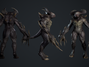 Demon Character 7 3D-Modell