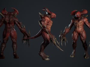 Demon Character 7 3D-Modell
