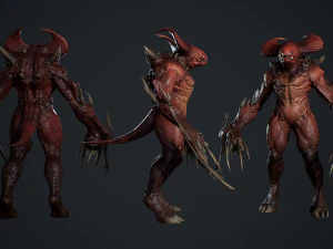 Demon Character 7 3D Model