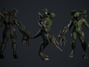 Demon Character 7 3D-Modell