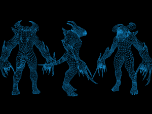 Demon Character 7 3D-Modell